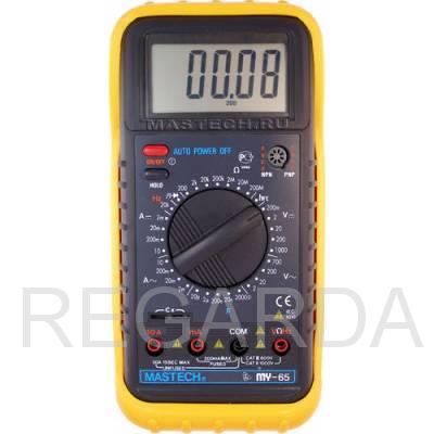 MY65 Цифровой мультиметр MASTECH