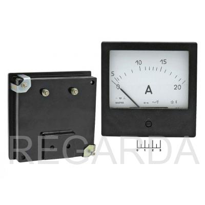 Амперметр ЭА120Ц 50/5А через тр-р тока 5А