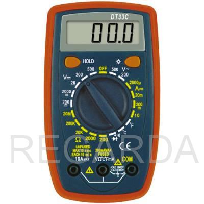 DT33C мультиметр цифровой