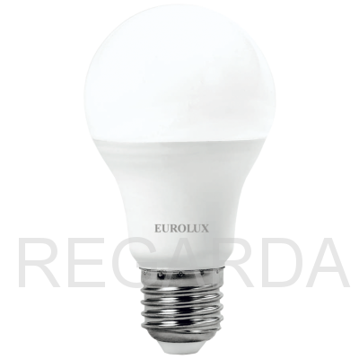 Лампа светодиодная Eurolux  LL-E-A60-15W-230-6K-E27 (груша, 15Вт, холод., Е27) 