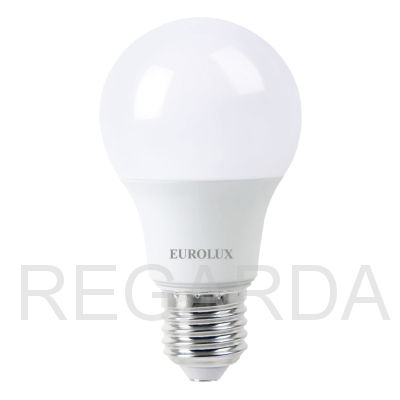 Лампа светодиодная Eurolux :LL-E-A60-11W-230-6K-E27 (груша, 11Вт, холод., Е27) 