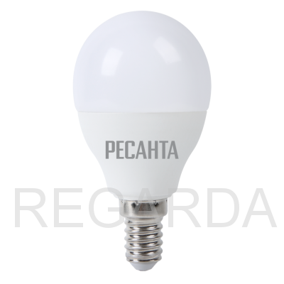 Лампа светодиодная РЕСАНТА  LL-R-G45-7W-230-4K-E14