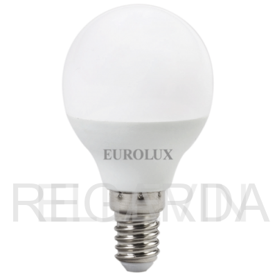 Лампа светодиодная EUROLUX: LL-R-G45-7W-230-3K-E14