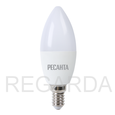 Лампа светодиодная РЕСАНТА  LL-R-C37-7W-230-4K-E14