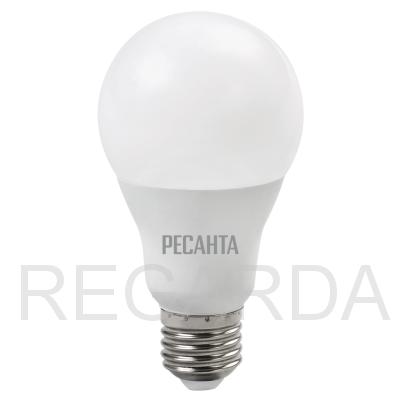 Лампа светодиодная РЕСАНТА  LL-R-A65-15W-230-4K-E27