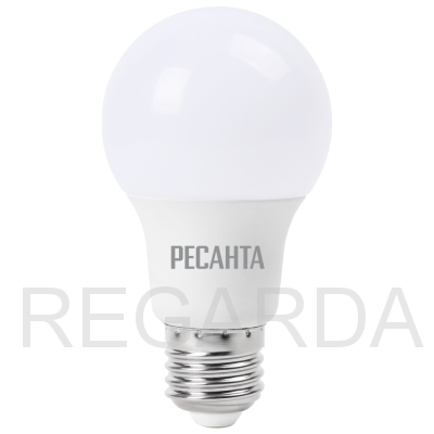 Лампа светодиодная РЕСАНТА  LL-R-A60-9W-230-4K-E27