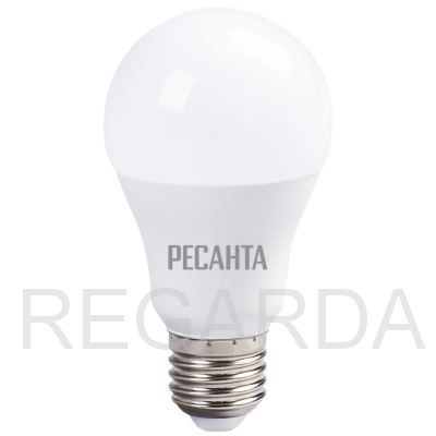 Лампа светодиодная РЕСАНТА: LL-R-A60-13W-230-3K-E27