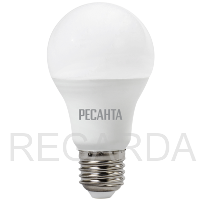 Лампа светодиодная РЕСАНТА: LL-R-A60-11W-230-4K-E27