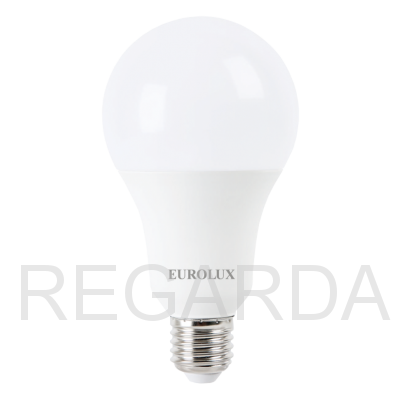 Лампа светодиодная Eurolux  LL-E-A80-25W-230-4K-E27 (груша, 25Вт, нейтр., Е27) 