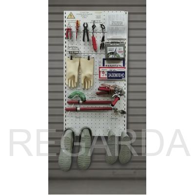 Стенд для хранения СИЗ СН-100: настенный металлический - высота 1000 мм