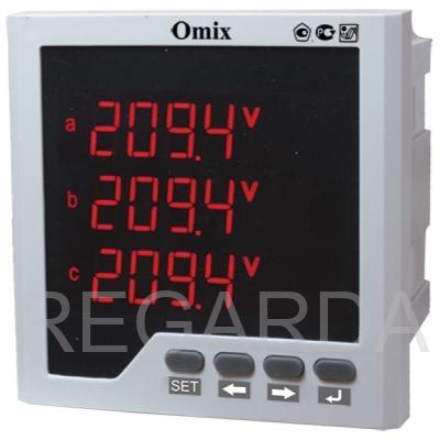 Мультиметр трехфазный щитовой  Omix P99-ML-3-0.5-RS