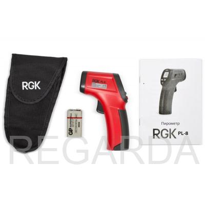 Бесконтактный термометр RGK PL-8 с поверкой