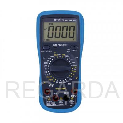 DT151D Цифровой мультиметр True RMS 