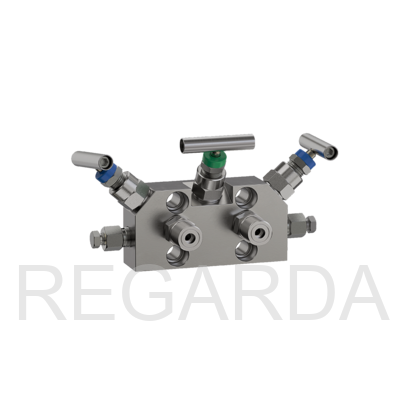 Блок вентильный на давление рабочей среды до 40 МПа БВ-113.40