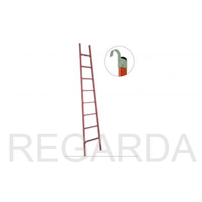 Лестница стеклопластиковая приставная диэлектрическая ЛСПД-3,0 К 