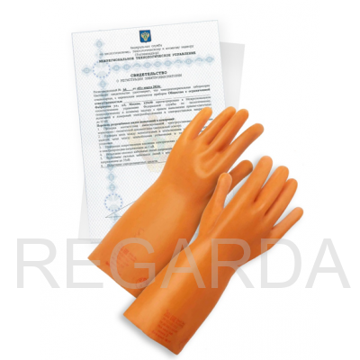 Испытание диэлектрических перчаток c протоколом 