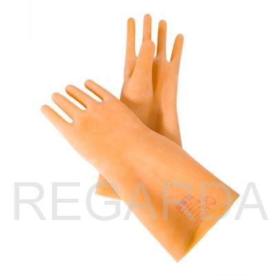 Перчатки диэлектрические латексные  0 класс (раз. 2.3.4) 