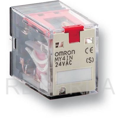 Реле Omron серии MY-S, форма контактов DPDT, светодиодный индикатор MY2N-D2 24 DC(S)