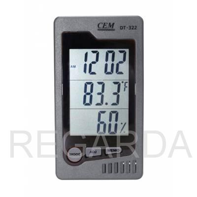 Часы Измеритель температуры  и влажности DT-322 