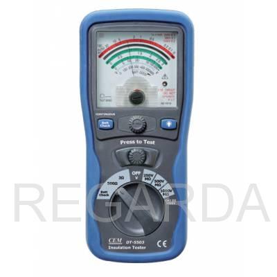 DT-5503 Аналоговый тестер изоляции и электропроводимости