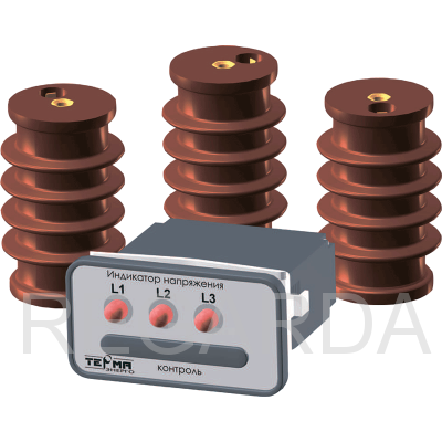 Устройство индикации  ИН 3-10Р-00   с емкостным электродом связи ИОЭЛ 10-1,5-165-00 и кабелем 5 м