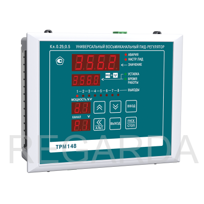 ТРМ148 восьмиканальный ПИД-регулятор с RS-485