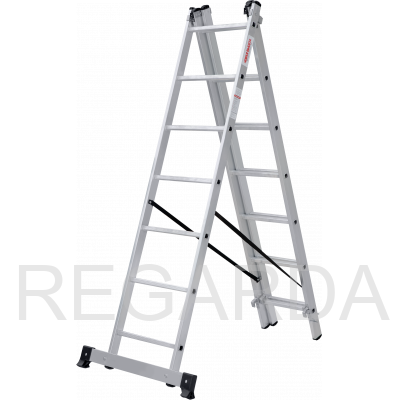 Лестница алюминиевая трехсекционная :N1230307