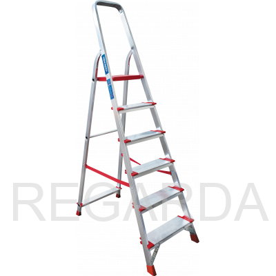 Профессиональная алюминиевая стремянка :со ступенями 130 мм NV3117106