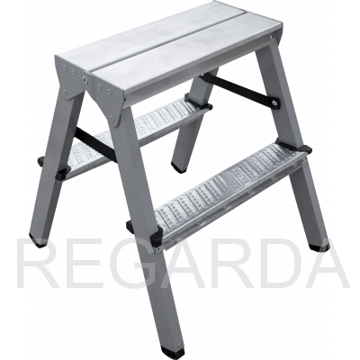 Стремянка стальная двухсторонняя :NV116202