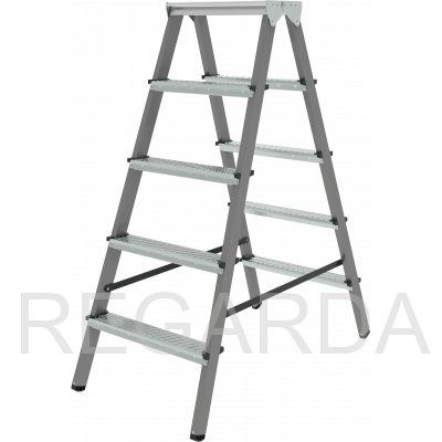 Стремянка стальная двухсторонняя :NV116205