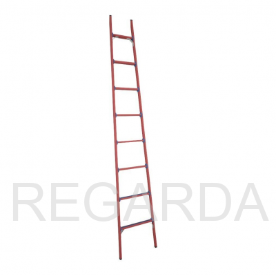 Лестница стеклопластиковая: диэлектрическая приставная мягкий грунт ЛСПД-3,0Т МГ