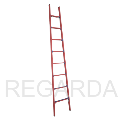 Лестница стеклопластиковая: диэлектрическая приставная мягкий грунт ЛСПД-3,0 Евро Мг