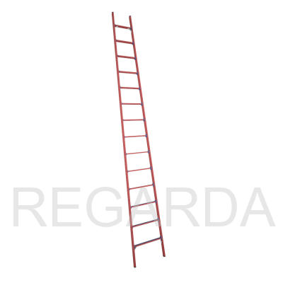 Лестница стеклопластиковая  диэлектрическая приставная мягкий грунт ЛСПД-5,0 Евро МГ