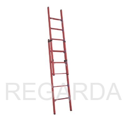 Лестница стеклопластиковая  диэлектрическая приставная раздвижная ЛСПРД-3,0 Евро