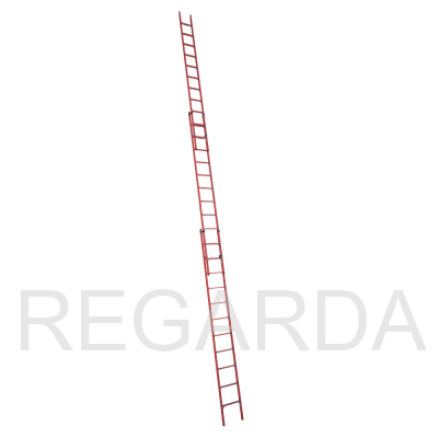 Лестница стеклопластиковая: диэлектрическая приставная раздвижная крюки ЛСПРД-9,0 ЕК