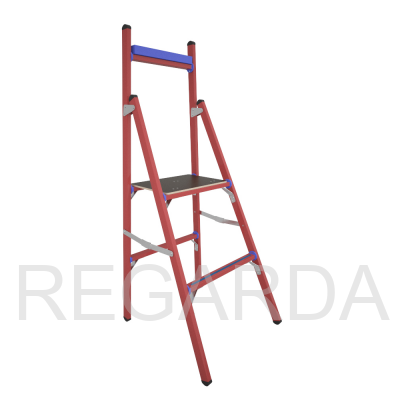 Стремянка стеклопластиковая: диэлектрическая СВД-0,7 Т с вертикальной опорой телеком