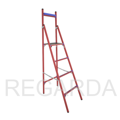 Стремянка стеклопластиковая  диэлектрическая СВД-1,5 Т с вертикальной опорой телеком