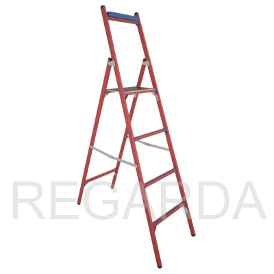 Стремянка стеклопластиковая: диэлектрическая ССД-1,5 Т с симметричной опорой телеком