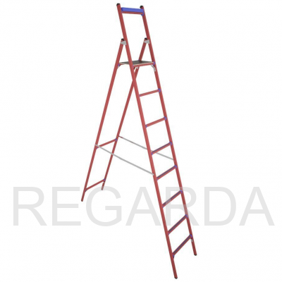 Стремянка стеклопластиковая  диэлектрическая ССД-2,5 с симметричной опорой