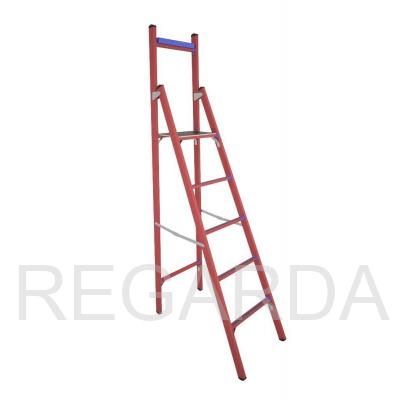 Стремянка стеклопластиковая: диэлектрическая СВД-1,8 Е с вертикальной опорой