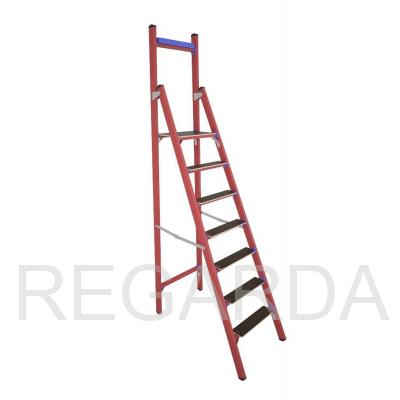 Стремянка стеклопластиковая: диэлектрическая СВД-1,8 ЕТ с вертикальной опорой телеком