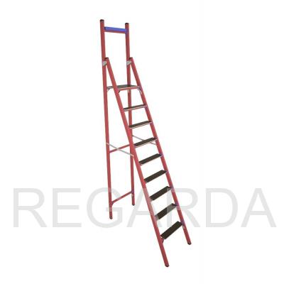 Стремянка стеклопластиковая  диэлектрическая СВД-2,3 Е Т с вертикальной опорой телеком