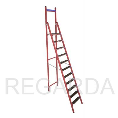 Стремянка стеклопластиковая  диэлектрическая СВД-2,5 ЕТ с вертикальной опорой телеком