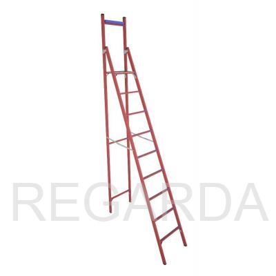 Стремянка стеклопластиковая  диэлектрическая СВД-3,0 Е с вертикальной опорой