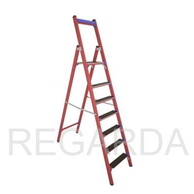 Стремянка стеклопластиковая  диэлектрическая ССД-1,8 Е Т с симметричной опорой телеком