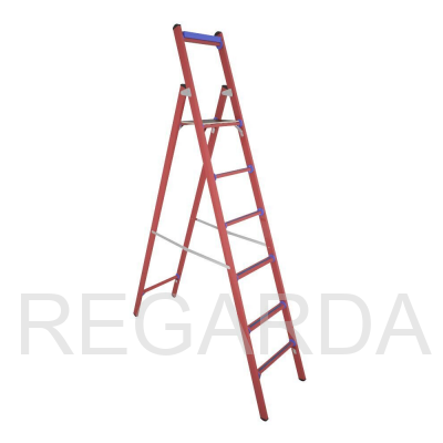 Стремянка стеклопластиковая: диэлектрическая ССД-2,0 Е с симметричной опорой