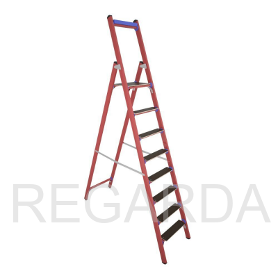 Стремянка стеклопластиковая  диэлектрическая ССД-2,0 Е Т с симметричной опорой телеком